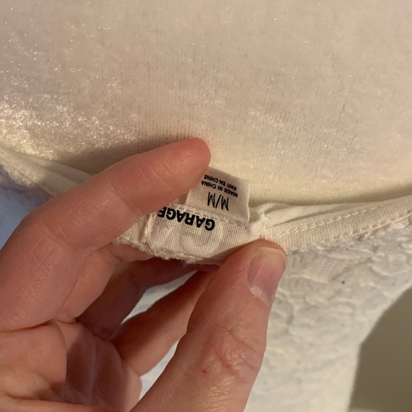 Off White Floral Lace Dress - Picture 7 of 8